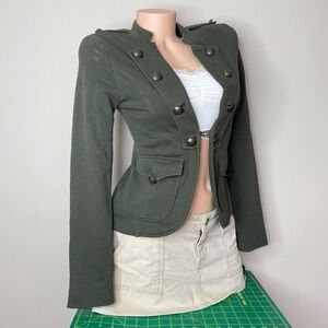 Vintage 2000s military jacket by Bershka ✨